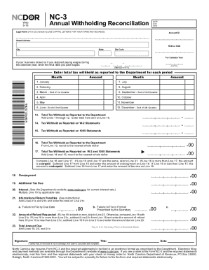 2018-2024 Form Nc Nc-3 Fill Online, Printable, Fillable, Blank throughout Nc W2 Form