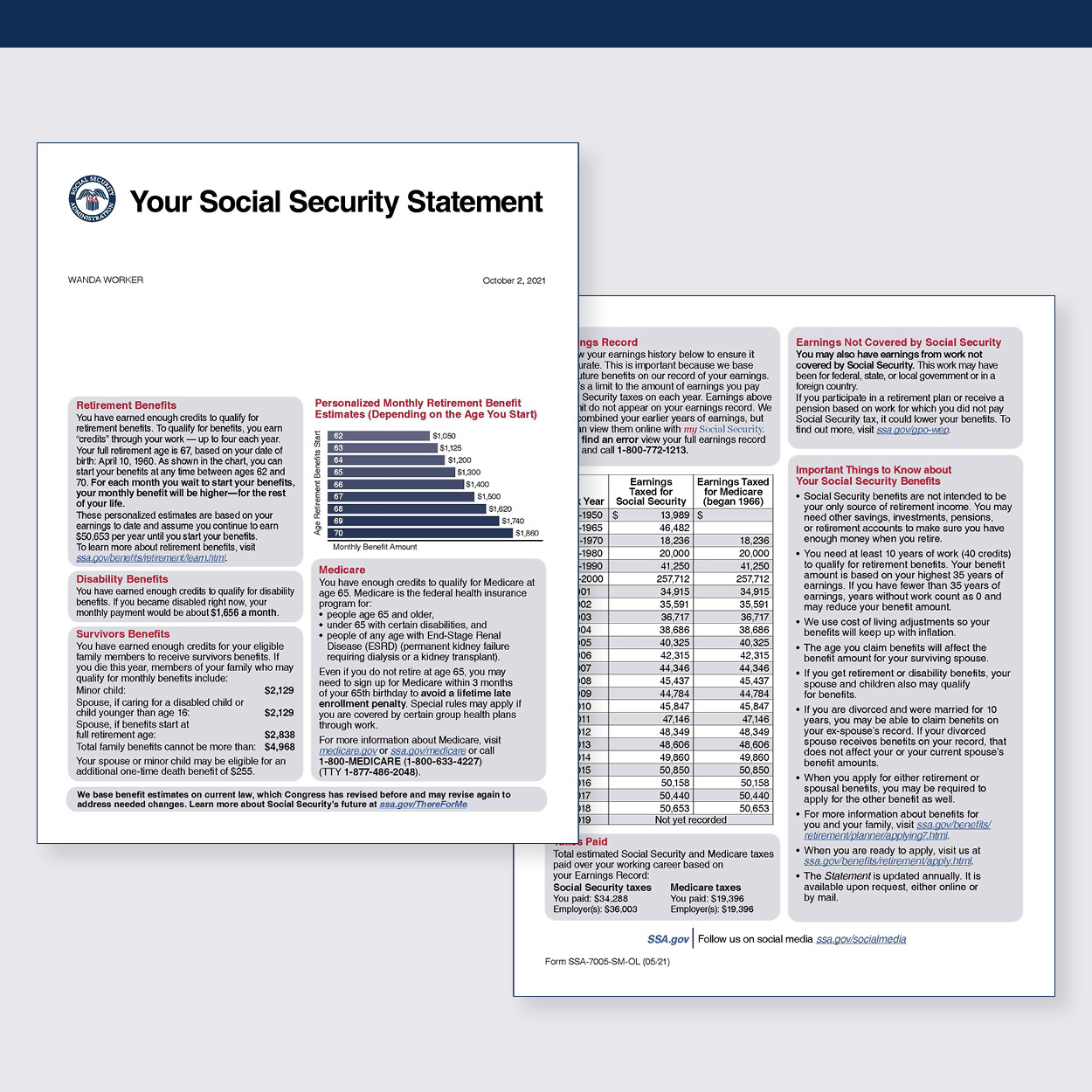 Access Your New Social Security Statement Online | Ssa regarding Ssi W2 Forms