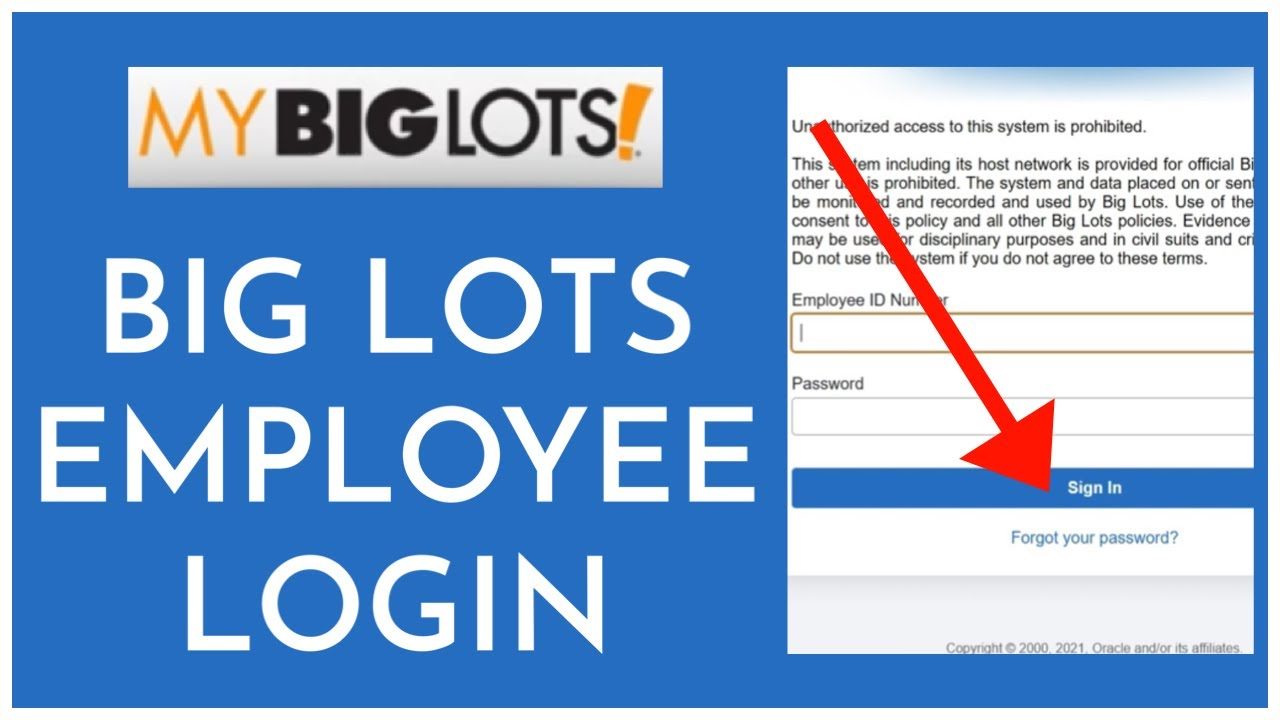 Big Lots Employee Login: How To Sign Into Big Lots Employee Account 2023? pertaining to Big Lots W2 Former Employee