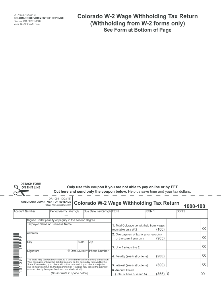 Colorado Employer W 2 Submittal Form - Fill Online, Printable with regard to W2 Form Colorado