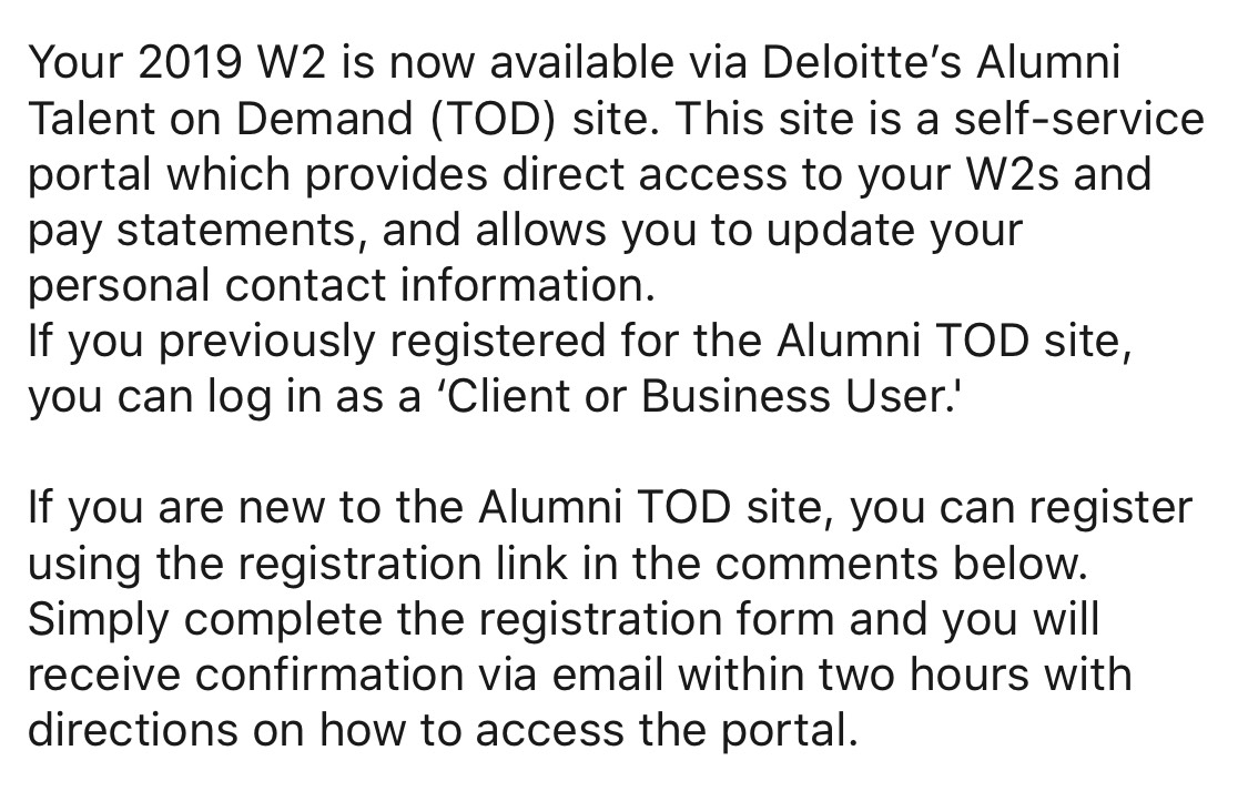 Did Not Get My Deloitte W2 ( Quit This Past Summer | Fishbowl regarding Deloitte W2 Former Employee