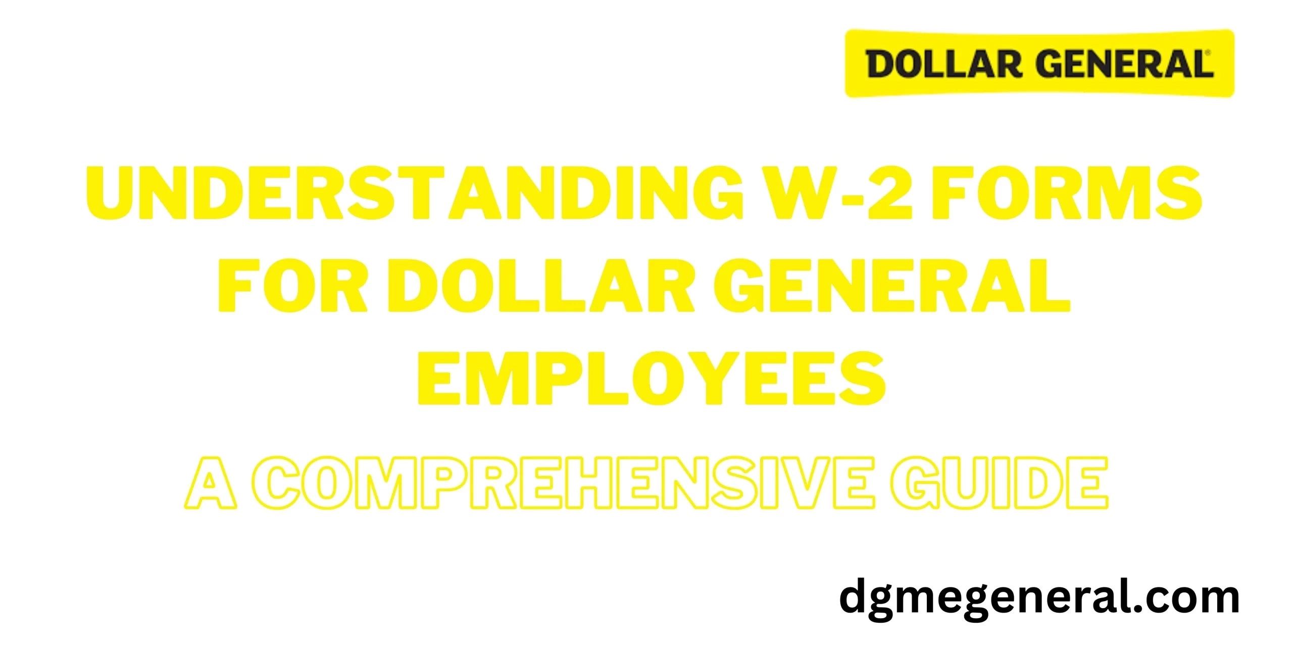Dollar General Former Employee W2 for Dollar General W2 Former Employee