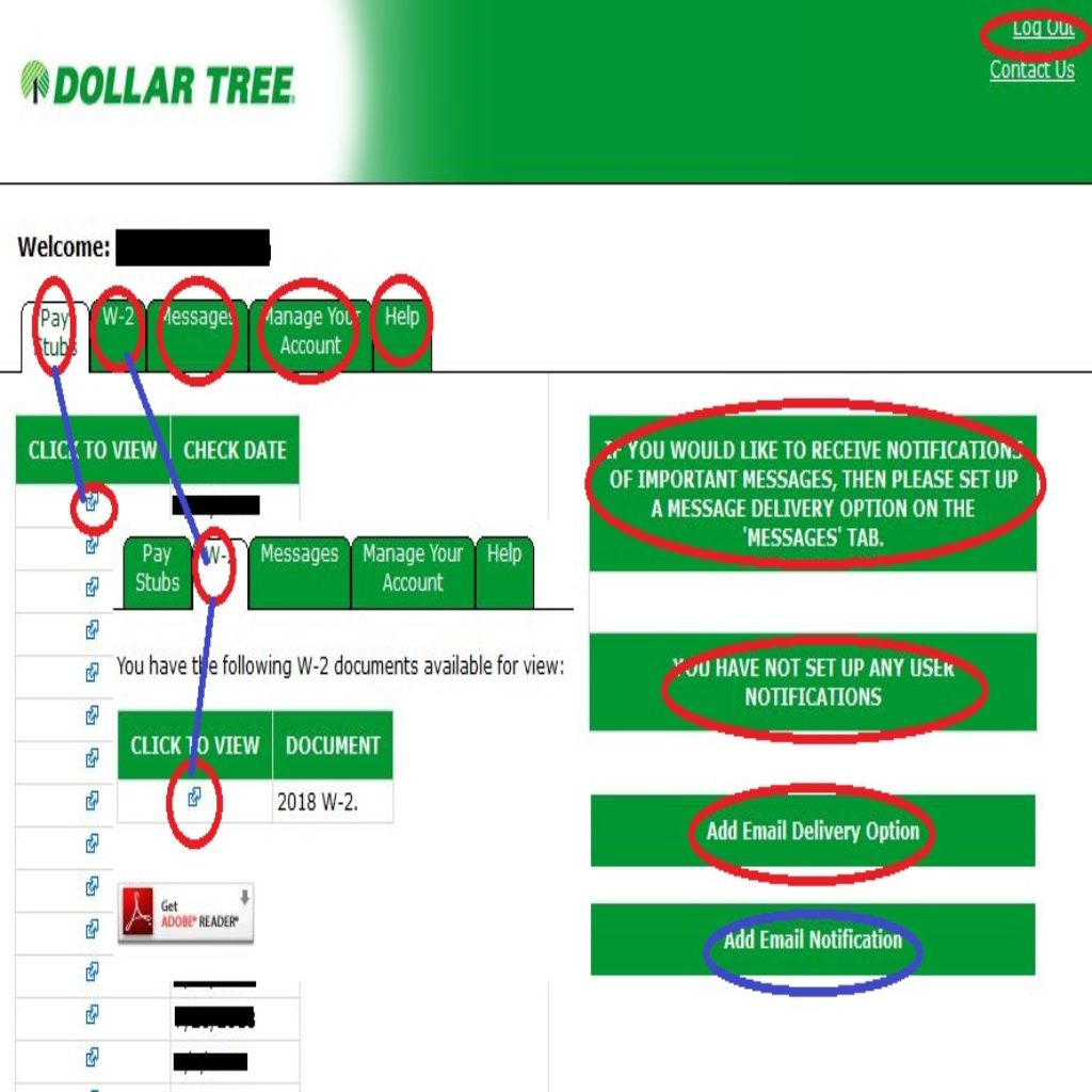 Dollar Tree Pay Stubs And W2S | My Pay Login for Dollar Tree W2 Former Employee