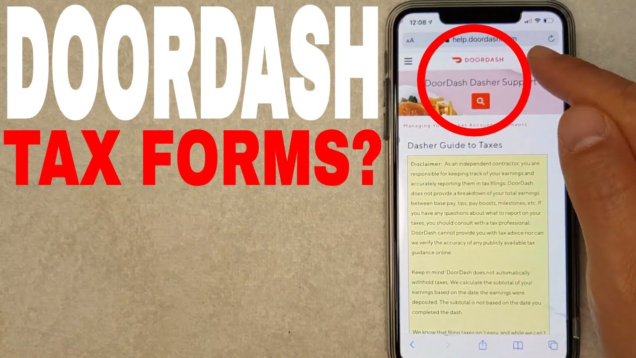 ✅ How To Get Doordash Tax 1099 Forms 🔴 in How To Get W2 Form From Doordash