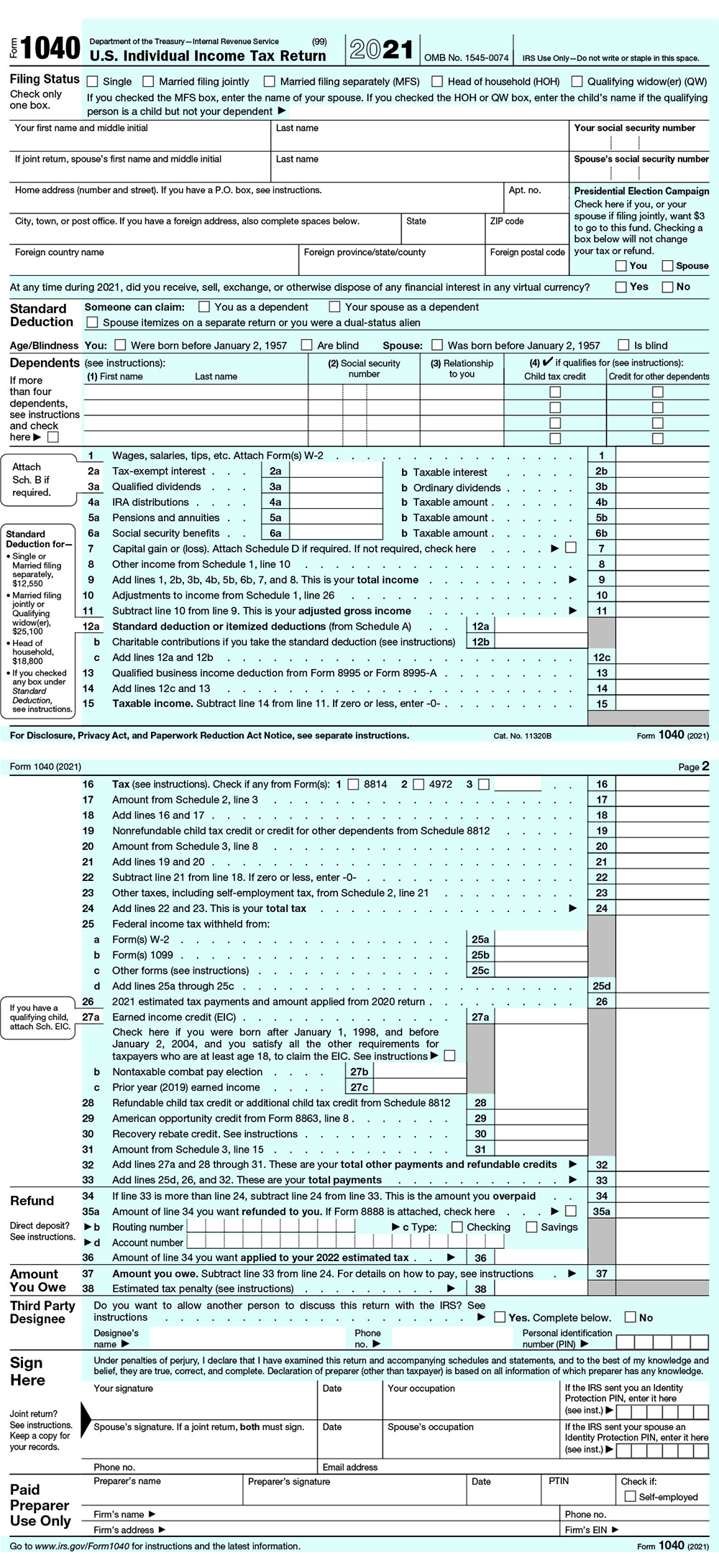 미국세금보고 - 쉽게 이해하는 개인 소득세 신고 | 미국 세금 보고 throughout W2 Form 보는 법
