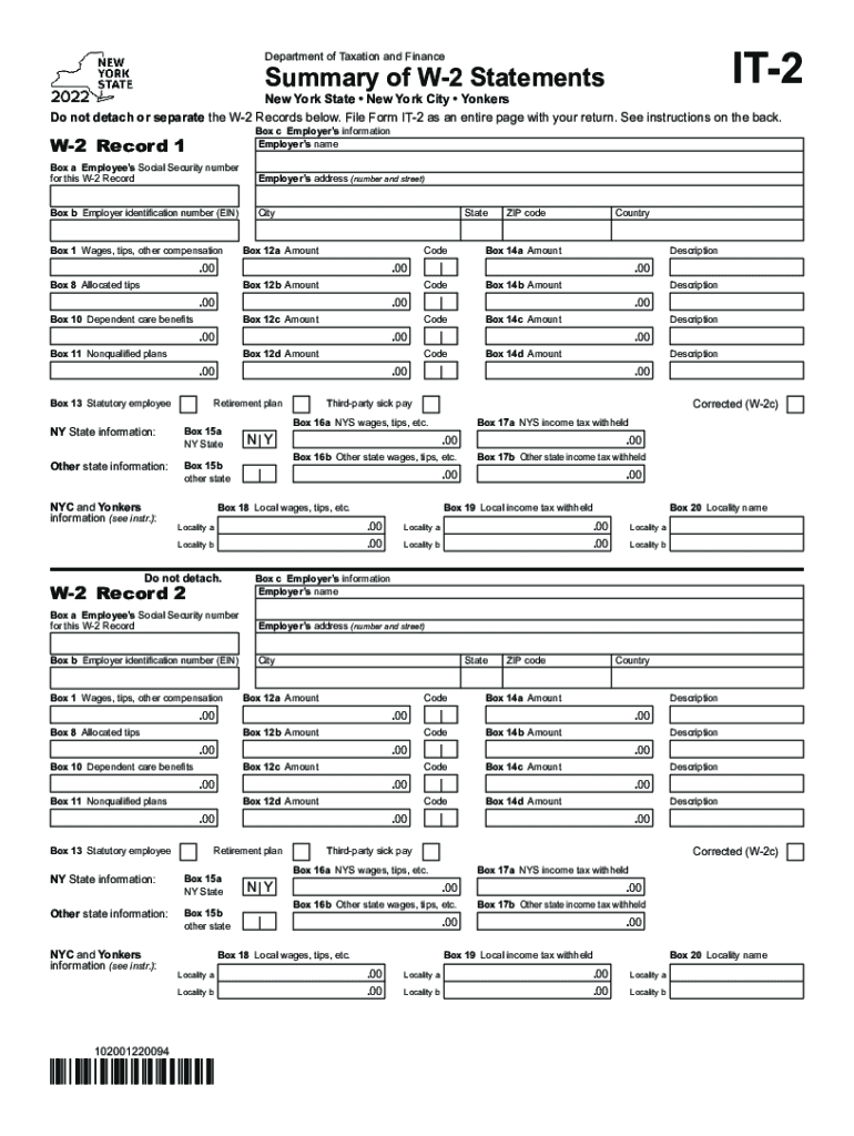 Form It 2: Fill Out &amp; Sign Online | Dochub with New York W2 Form