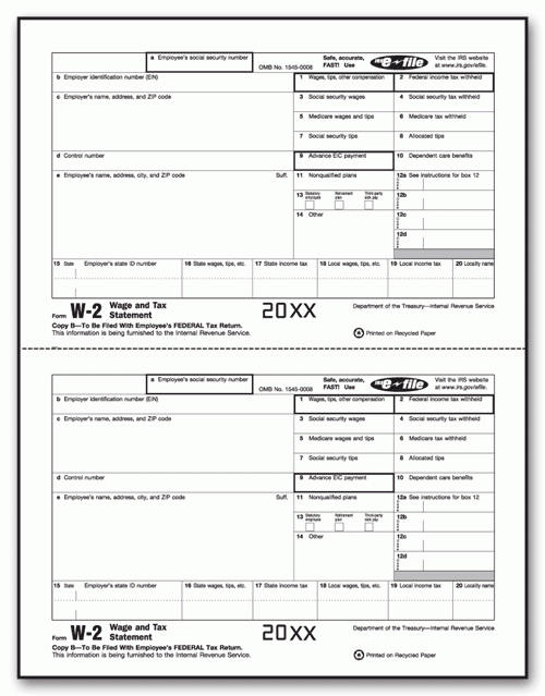 Formsandchecks Help Page - State List W-2 And 1099 Forms with Missouri W2 Form