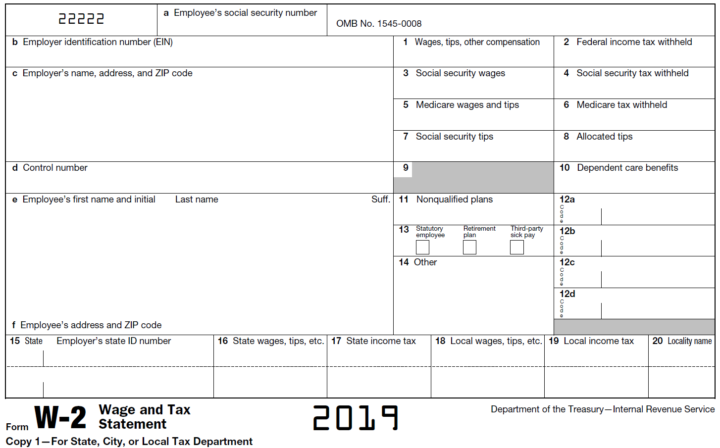 How To Decode Box 1 Of Form W-2 inside Box 1 Of W2 Form