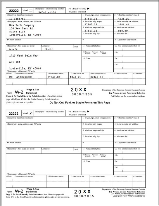 How To Fill Out And Print W2 Forms regarding W2 Electronic Form