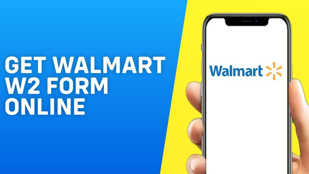 How To Get Walmart W2 Form Online - Youtube in W2 Form From Walmart