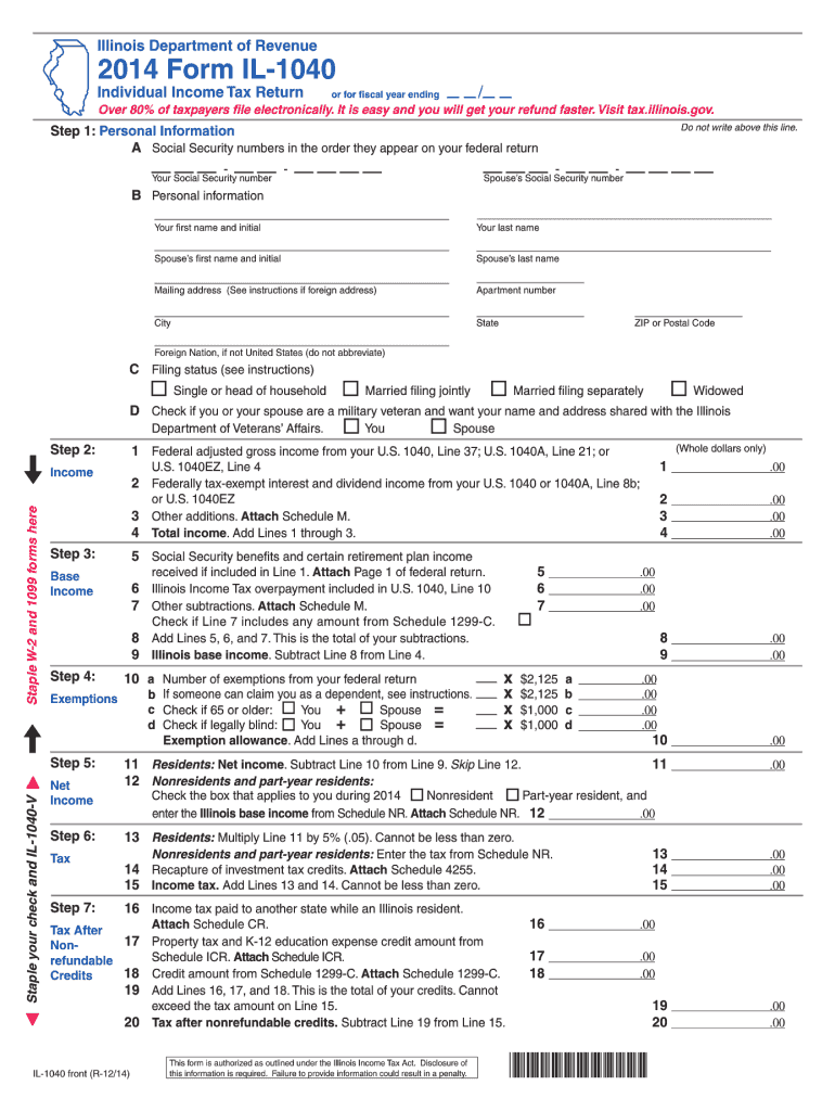 Il Tax Forms 2014: Fill Out &amp;amp; Sign Online | Dochub within W2 Form Uiuc