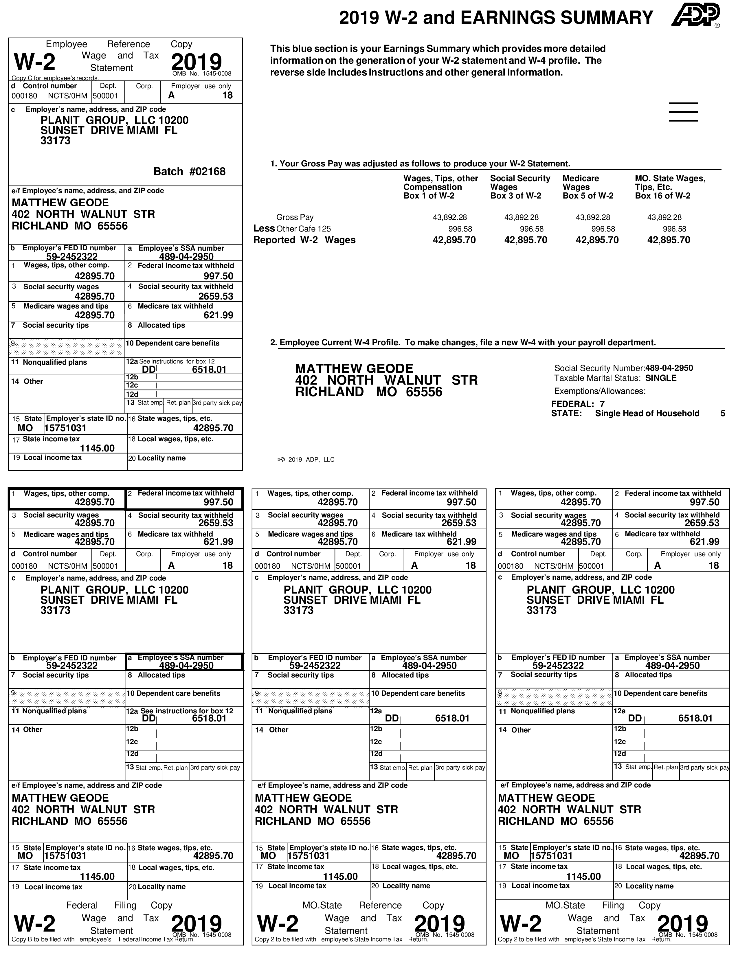 Invoice Template Details – Pdf Pro inside Www Adp Com W2 Form