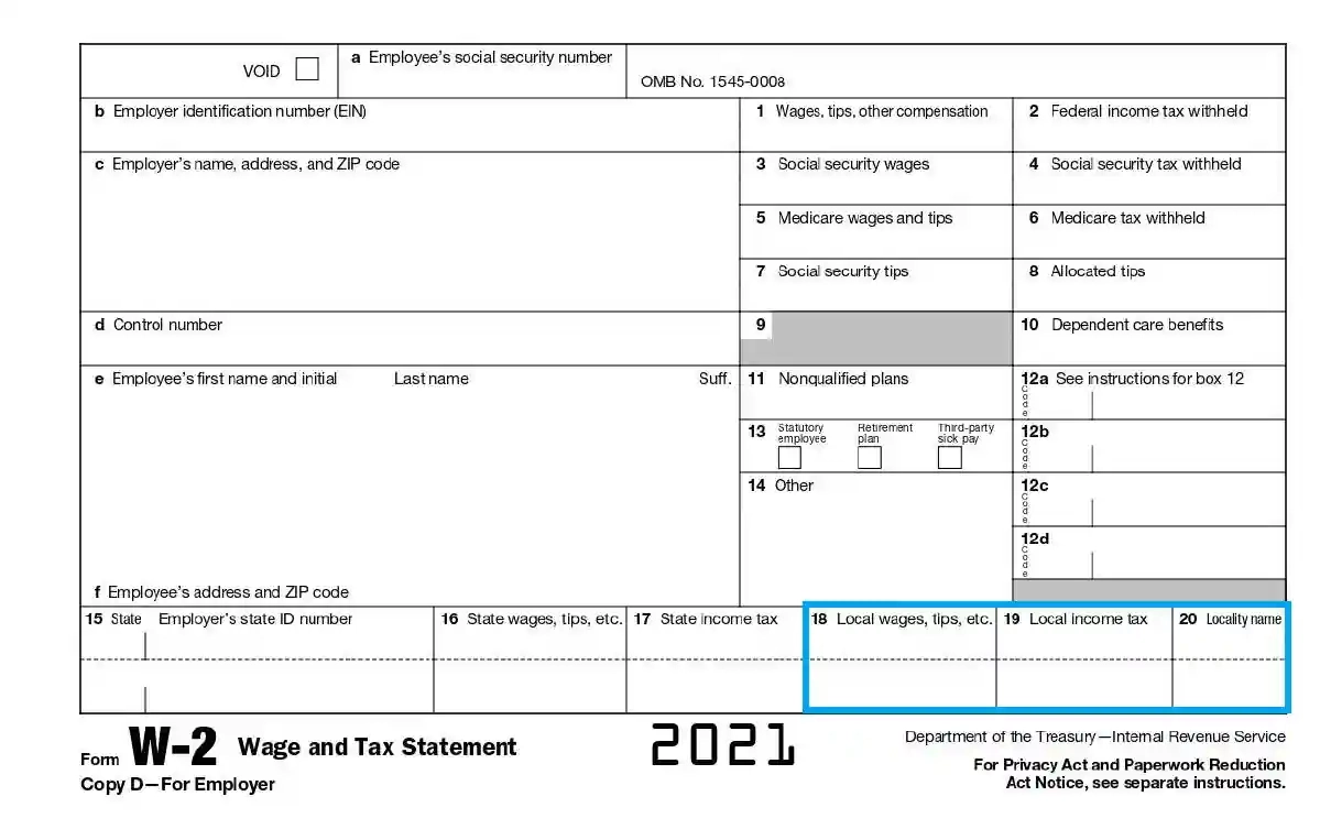 Irs Form W-2 ≡ Fill Out Printable Pdf Forms Online intended for 2020 W2 Forms Pdf