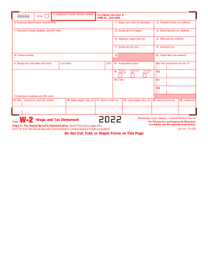 Irs W-2 2022-2024 - Fill And Sign Printable Template Online for W2 Form 2024 Printable