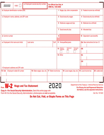 Irs W-2 Form 2021 - Free Download inside Create W2 Form Online Free