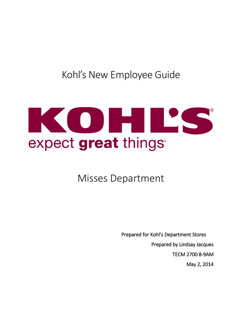 Kohl'S W2 Former Employee intended for Kohls W2 Former Employee