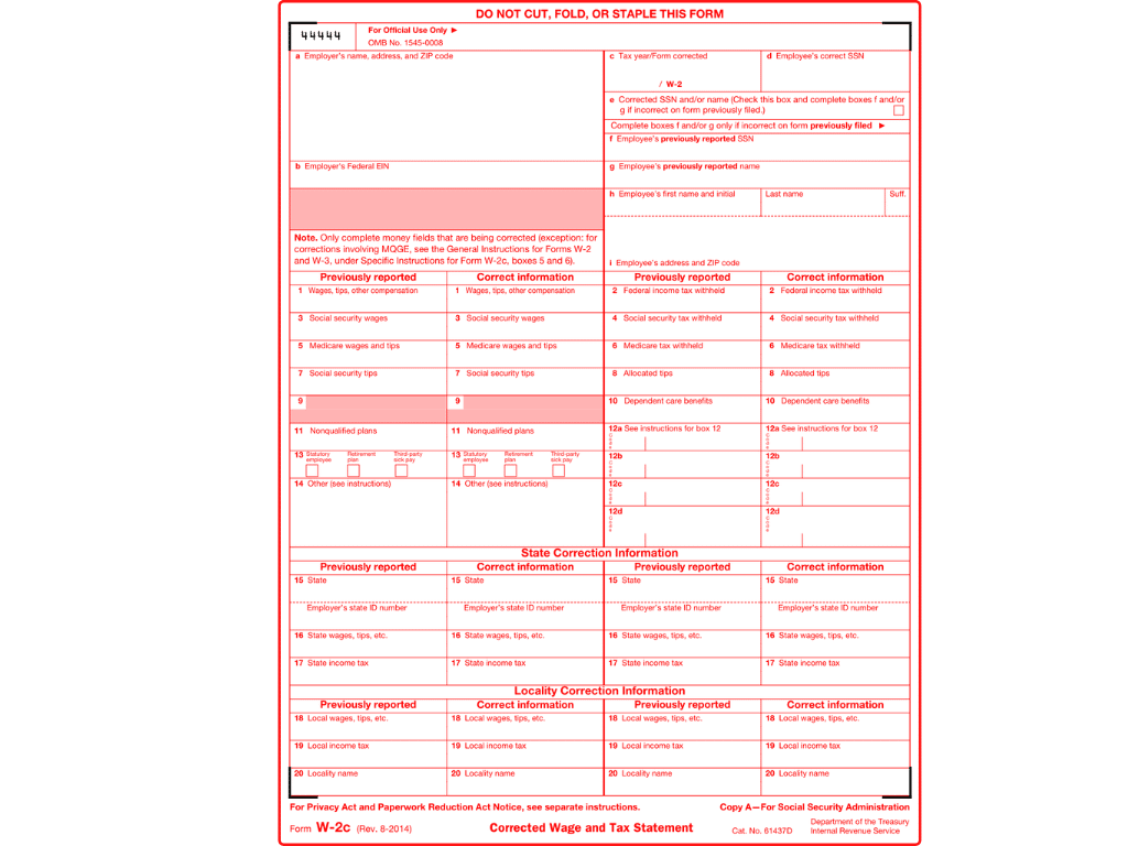 Mastering Form W-2: The Essential Guide - The Boom Post pertaining to Can I Handwrite W2 Forms