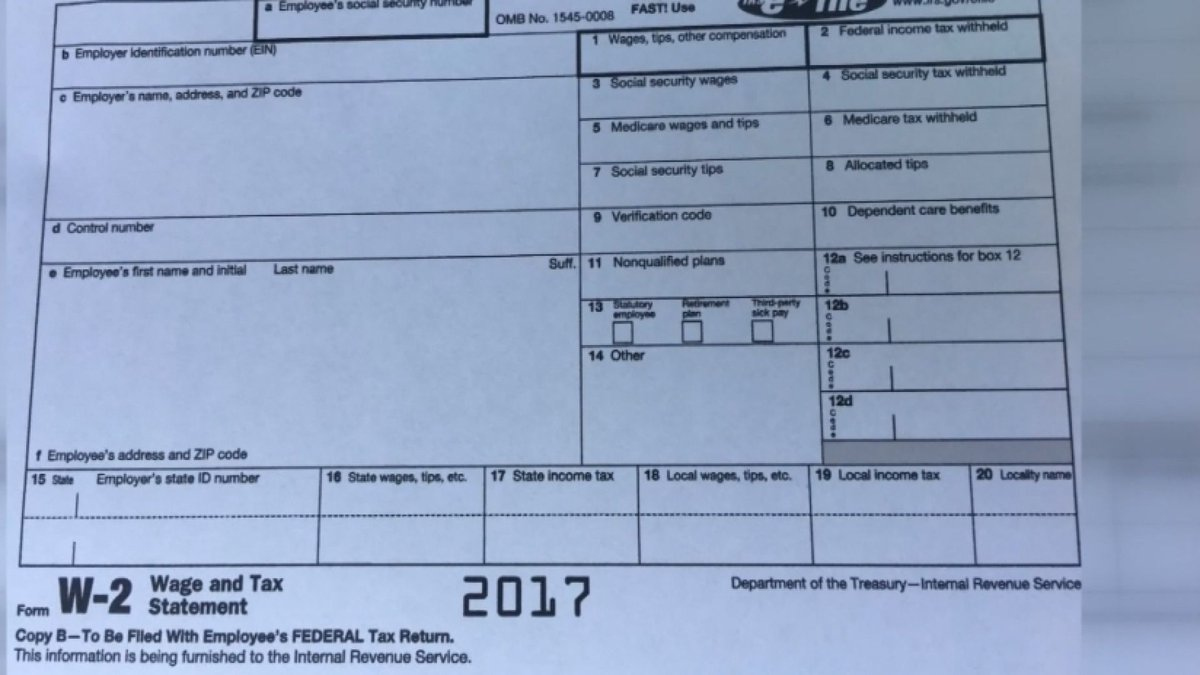 Nbc Dfw On X: &amp;quot;A Florida School District Confirms That W2 Forms for Florida W2 Form