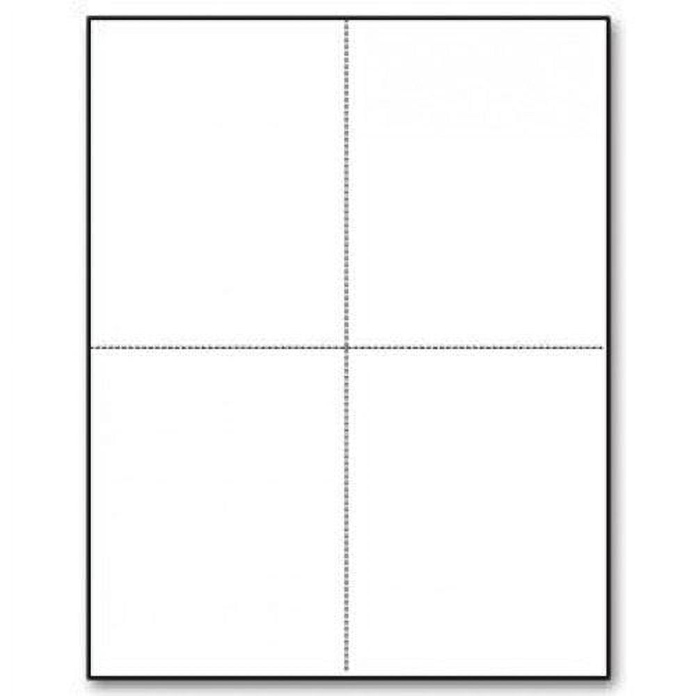 Perforated 24Lb Paper Blank W2 Form Size 8.5 X 11, Sheets Contain One Horizontal And One Vertical Perforation. 100 Per Pack regarding One Walmart W2 Form