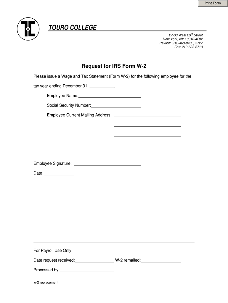 Print Tax Return: Fill Out &amp;amp; Sign Online | Dochub throughout How To Request A W2 Form From Former Employer