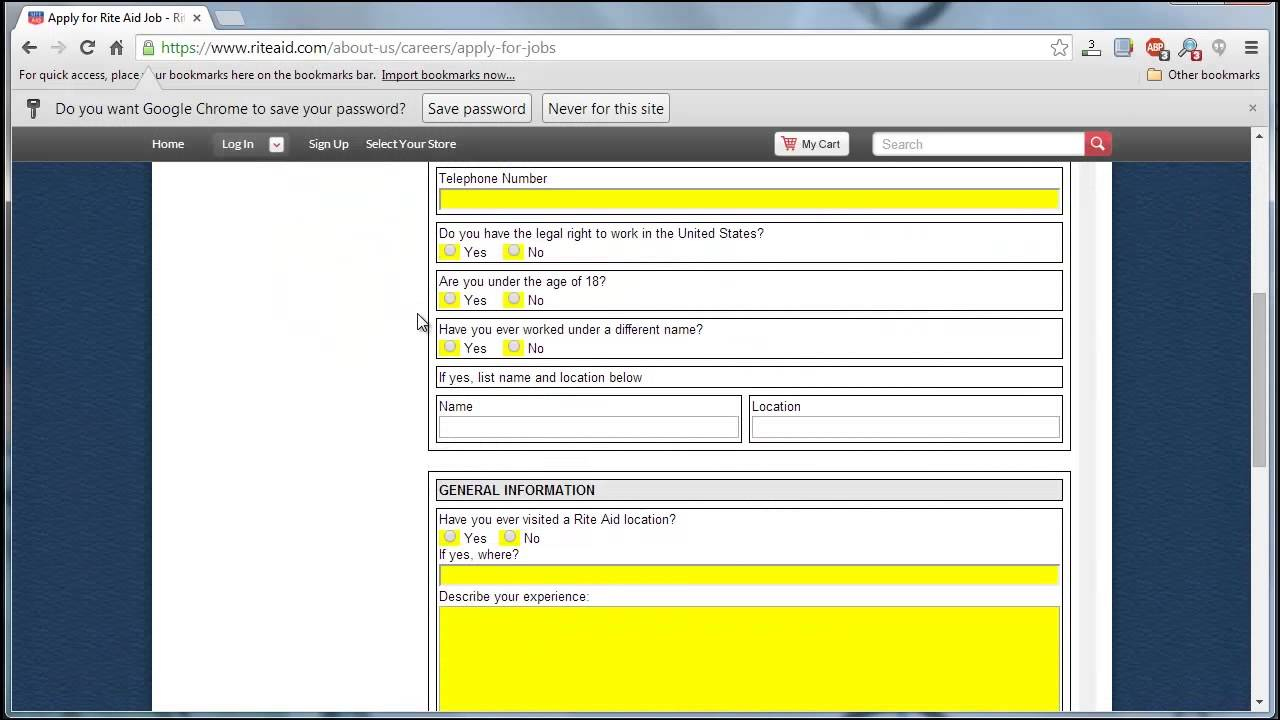 Rite Aid Application Online Video within Rite Aid Former Employee W2