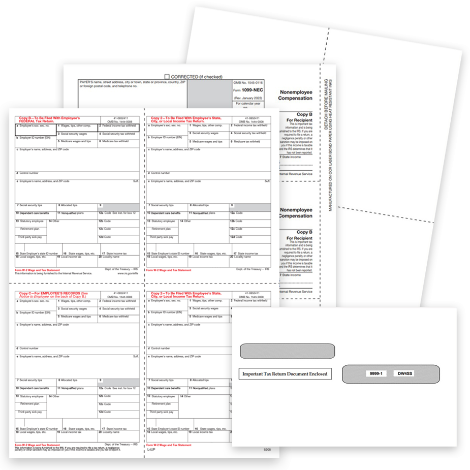 Software Compatible 1099 &amp;amp; W2 Tax Forms - Discount Tax Forms regarding Free Software To Print W2 Forms