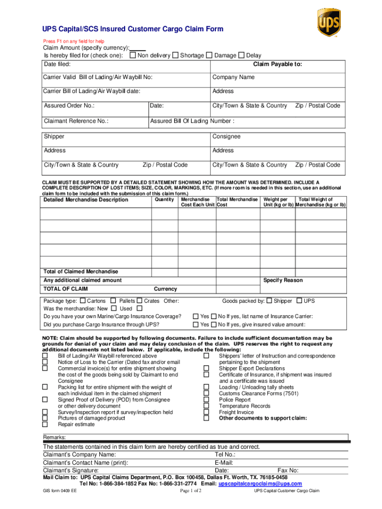 Ups Waybill Form - Fill Online, Printable, Fillable, Blank | Pdffiller within Ups W2 Form