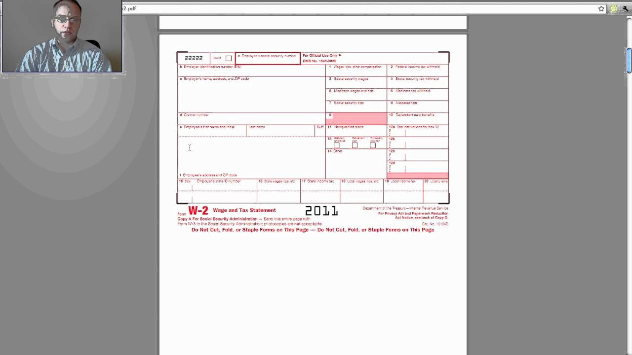 W-2 Tax Form 2012, 2013 in 2013 W2 Form