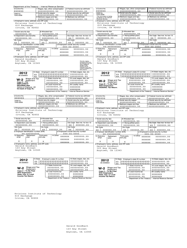 W2 Form 2023: Fill Out &amp; Sign Online | Dochub with regard to New W2 Form 2023