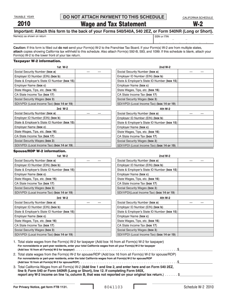 W2 Form 2023 Pdf California: Fill Out &amp;amp; Sign Online | Dochub in California W2 Form 2022