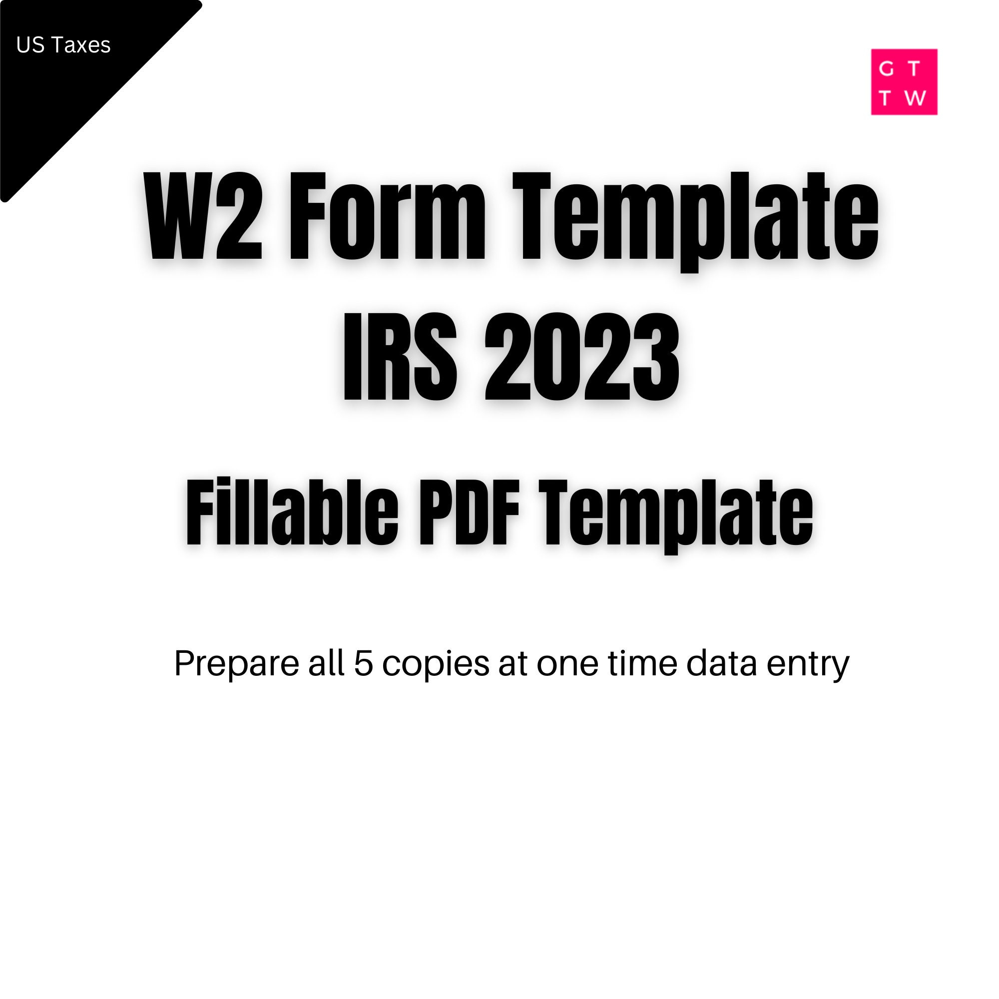 W2 Form Irs 2024/2023 Fillable Pdf With Print And Clear Buttons for Bath And Body Works W2 Former Employee