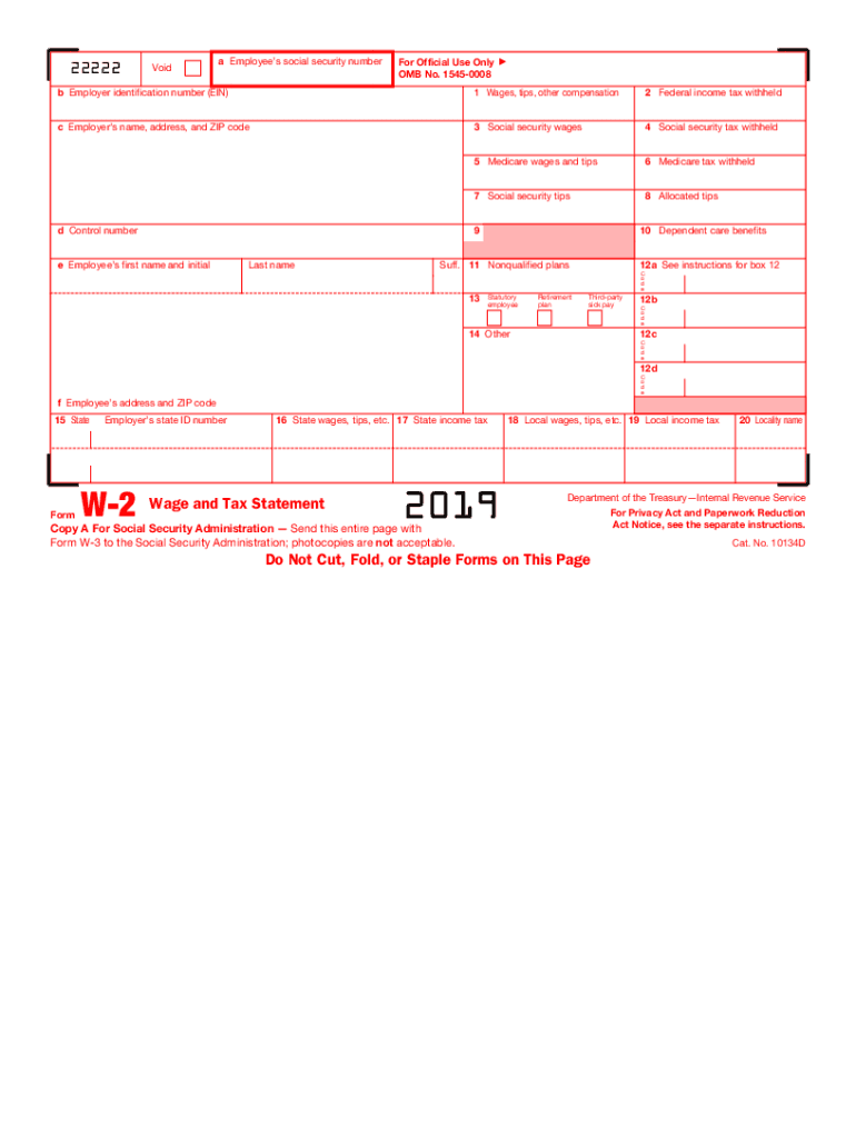 W2 Form Printable: Fill Out &amp;amp; Sign Online | Dochub regarding Printable Form W2