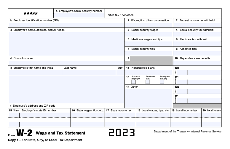 What Is Form W-2? for I Got 2 W2 Forms From The Same Employer