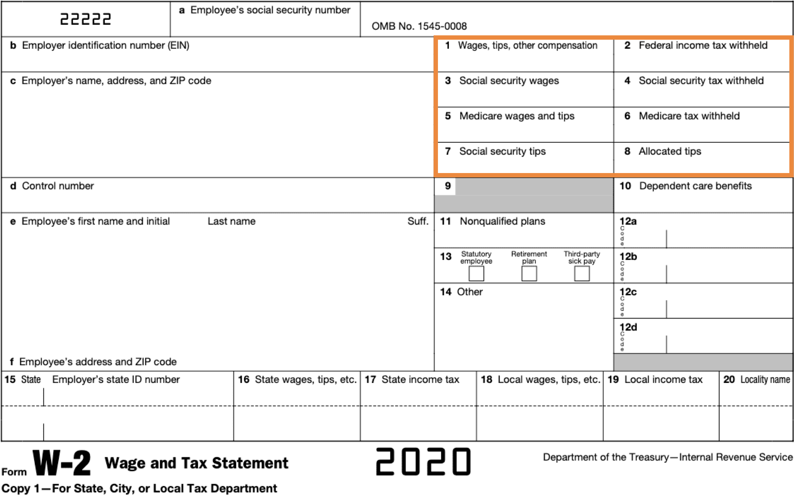 Your W-2 - Employees – Help Center Home throughout W2 Form Box 1